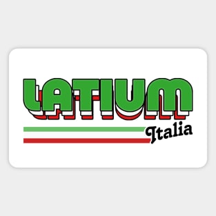 Latium // Italia Typography Region Design Magnet